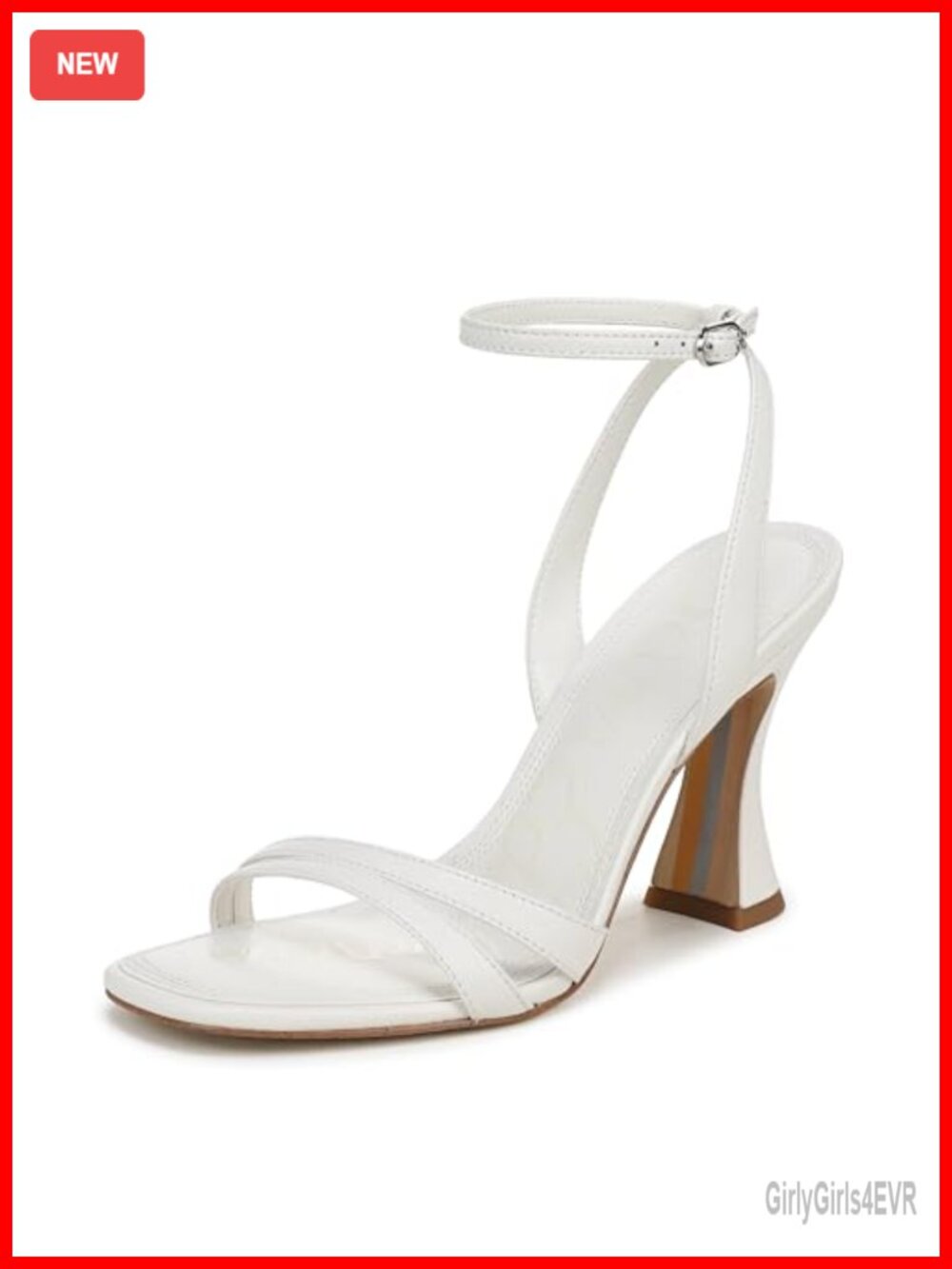 Sam Edelman Junie Leather Heeled Sandal Mule Open Toe Dress Formal